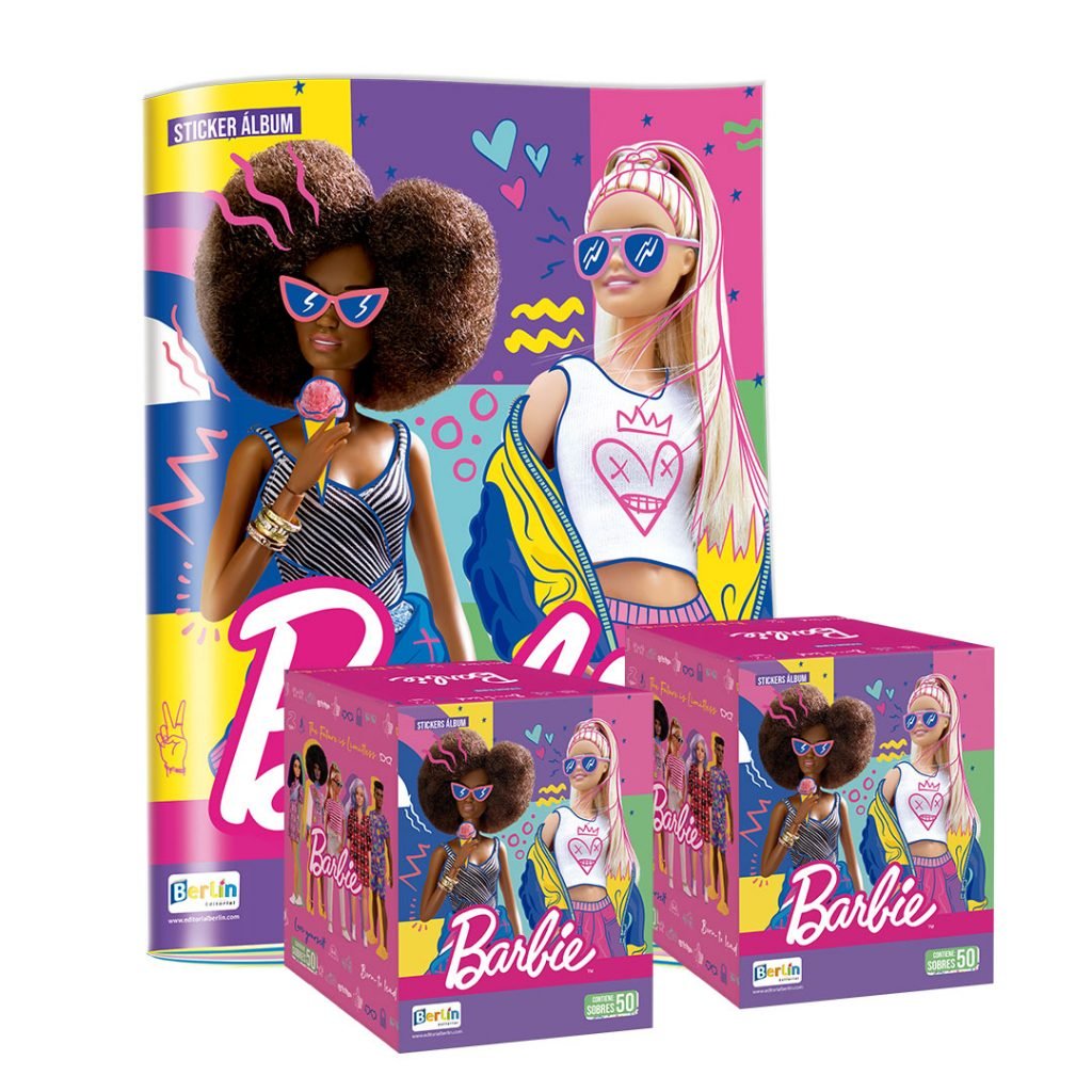 Barbie 2022 1 álbum tapa blanda 2 cajitas 100 sobres Editorial