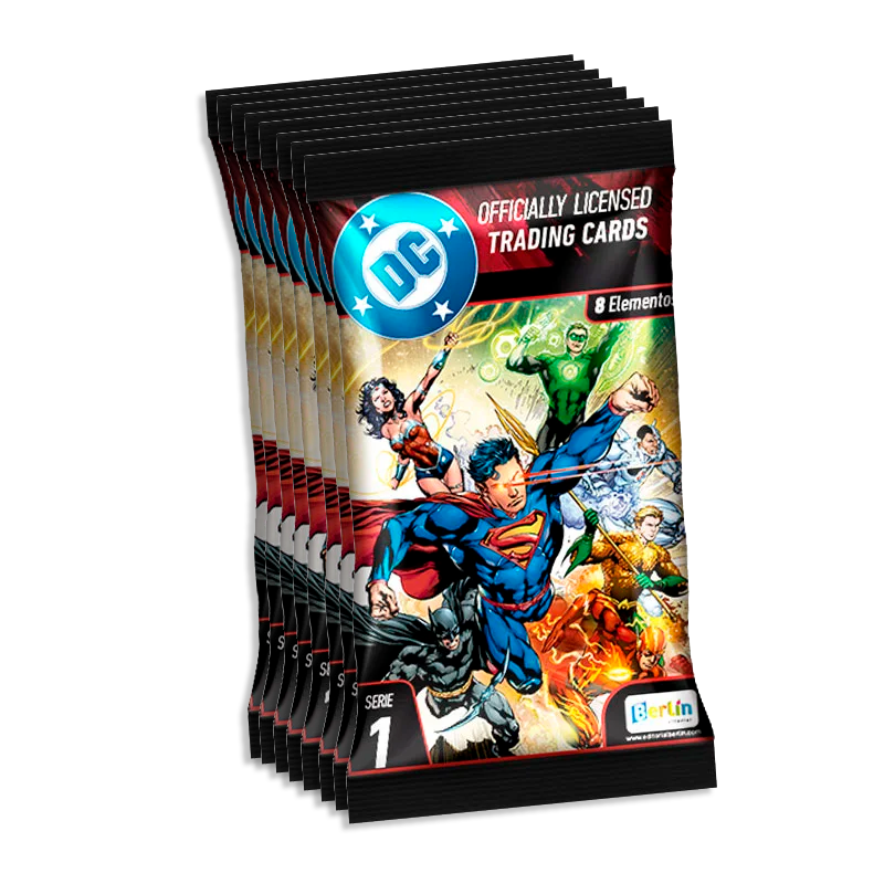 CARDS DC SERIE 1, PAQUETON (25 SOBRES)