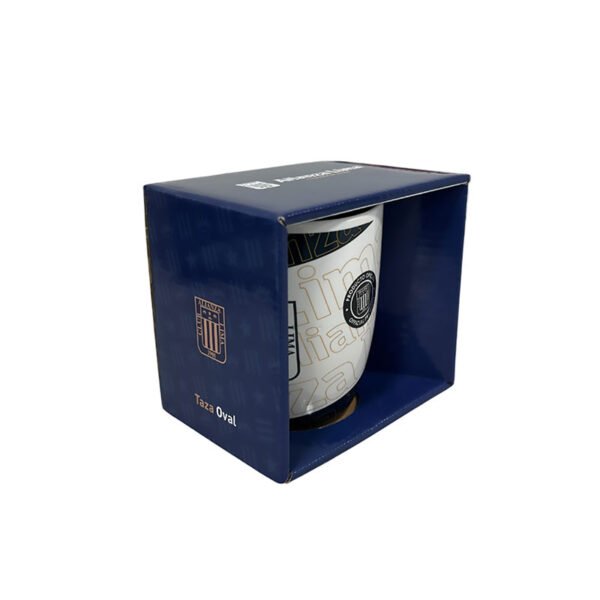 Taza recta Alianza Lima con caja - Imagen 3