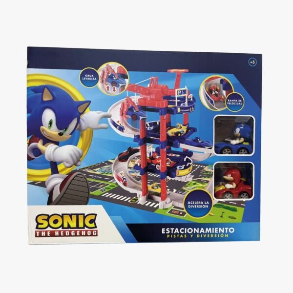 JUGUETE SET DE PARQUEO SONIC