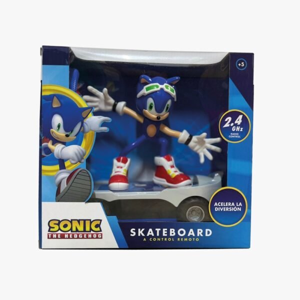 JUGUETE SONIC EN PATINETA