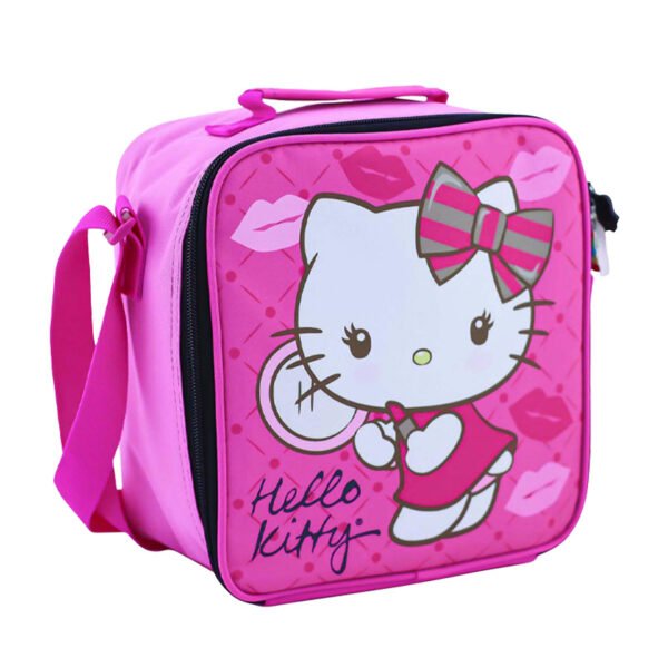 SET KOMBAT MOCHILA + LONCHERA + CARTUCHERA OFICIO HELLO KITTY - Imagen 4