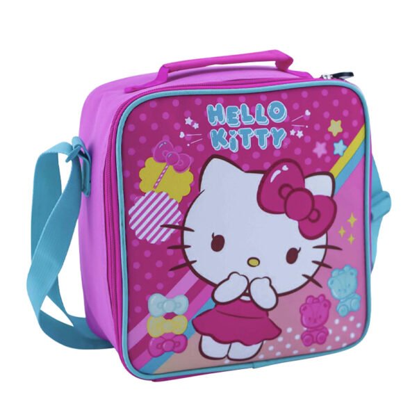 SET KOMBAT MOCHILA + LONCHERA + CARTUCHERA HELLO KITTY_B - Imagen 2