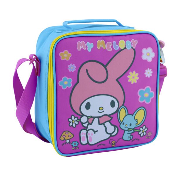 SET KOMBAT MOCHILA + LONCHERA + CARTUCHERA TELA MY MELODY 3D - Imagen 4