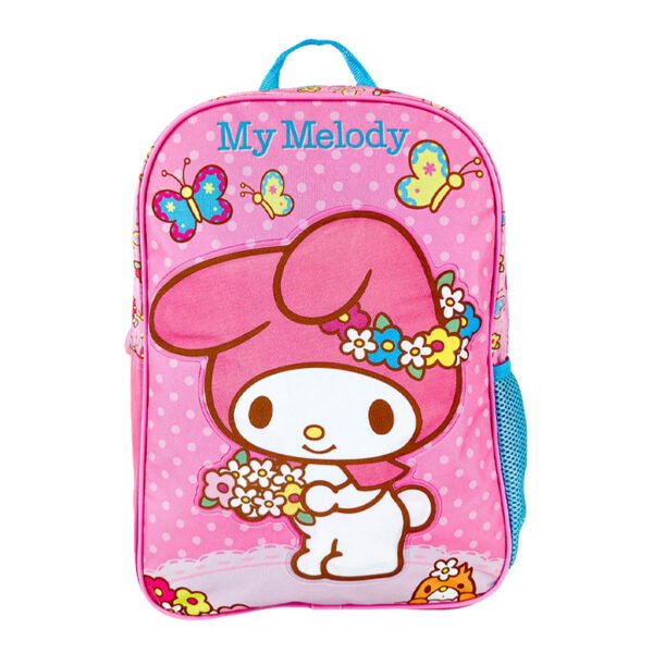 SET KOMBAT MOCHILA + LONCHERA + CARTUCHERA TELA MY MELODY - Imagen 2