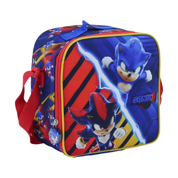 SET RANGER MOCHILA + LONCHERA + CARTUCHERA SONIC MOVIE 3D - Imagen 4