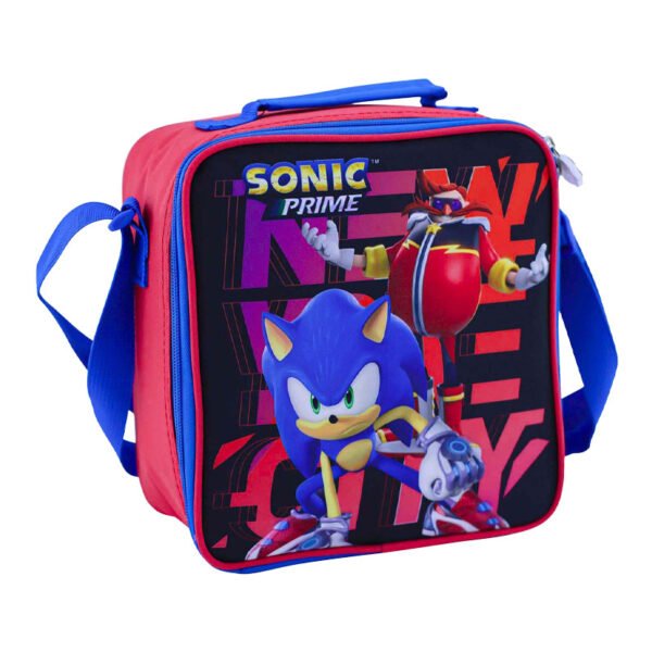 SET KOMBAT MOCHILA + LONCHERA + CARTUCHERA SONIC PRIME 3D - Imagen 4