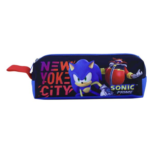 SET KOMBAT MOCHILA + LONCHERA + CARTUCHERA SONIC PRIME 3D - Imagen 5