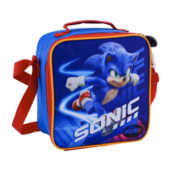 SET KOMBAT MOCHILA + LONCHERA + CARTUCHERA SONIC MOVIE 3D - Imagen 4