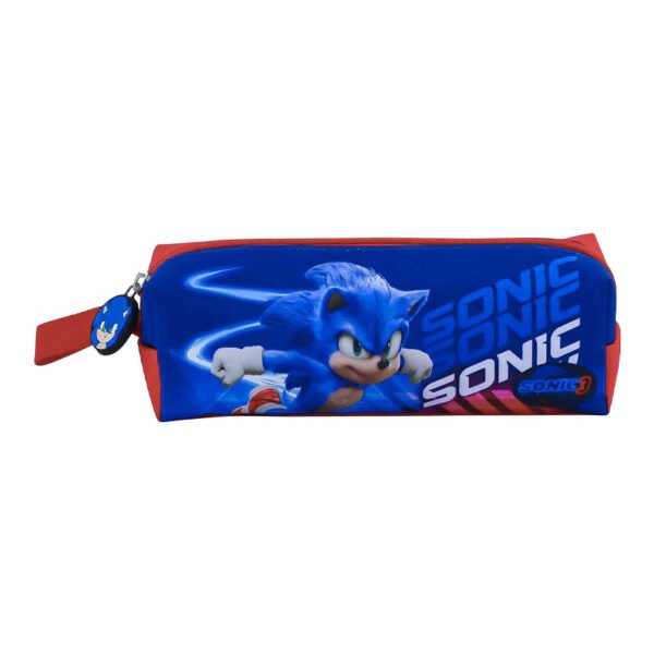 SET KOMBAT MOCHILA + LONCHERA + CARTUCHERA SONIC MOVIE 3D - Imagen 5