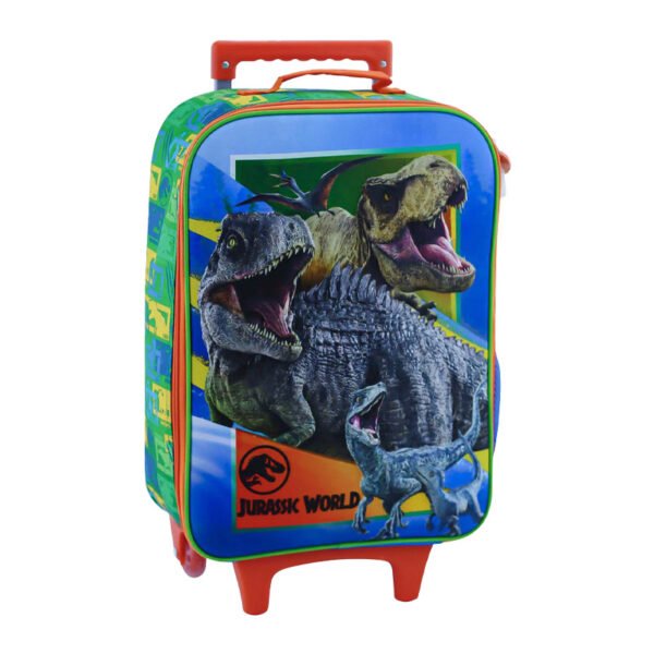 SET KOMBAT MOCHILA + LONCHERA + CARTUCHERA 3D JURASSIC_A - Imagen 2