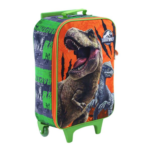 SET KOMBAT MOCHILA + LONCHERA + CARTUCHERA 3D JURASSIC_B - Imagen 2