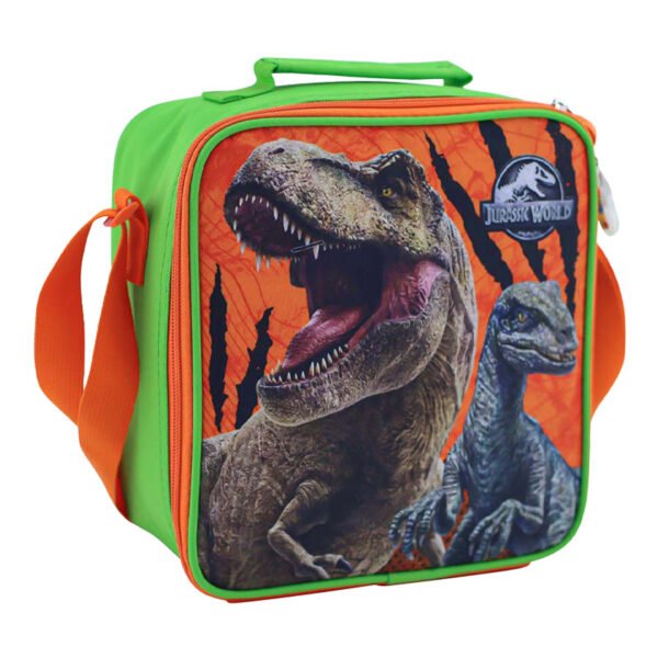 SET KOMBAT MOCHILA + LONCHERA + CARTUCHERA 3D JURASSIC_B - Imagen 4