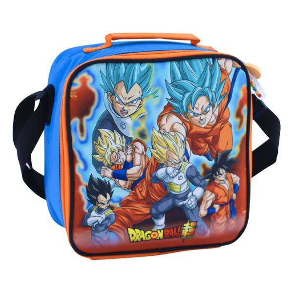 LONCHERA KOMBAT CUADRADA TELA DRAGON BALL