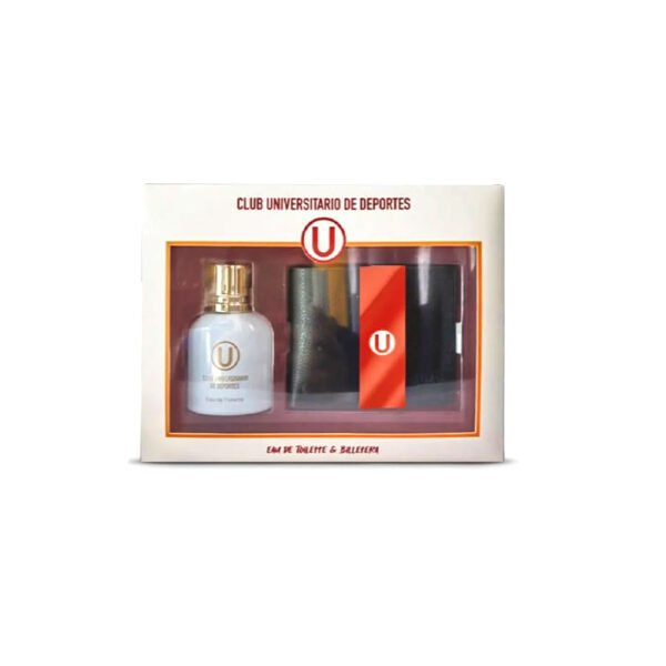 Set Club Universitario de Deportes – Billetera + Perfume