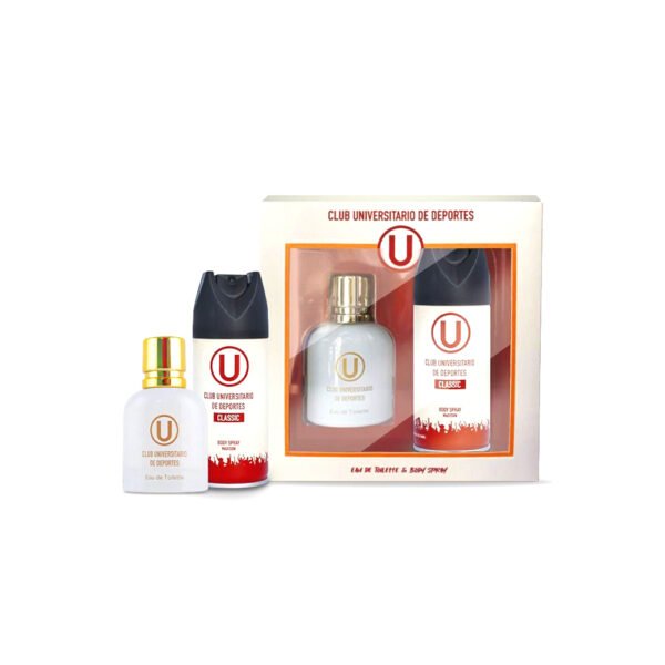 Set Club Universitario de Deportes  – Perfume + Body Spray