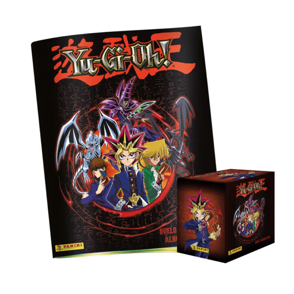 PREVENTA ALBUM YU GI OH, ALBUM TAPA BLANDA + PAQUETON (50 SOBRES)
