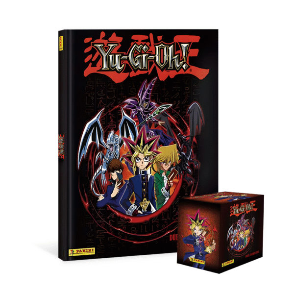 PREVENTA ALBUM YU GI OH, ALBUM TAPA DURA + PAQUETON (50 SOBRES)