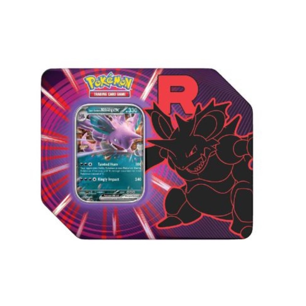 POKEMON TCG: TEAM ROCKET TIN MASTER CASE 6CT-ENGLISH - Imagen 4
