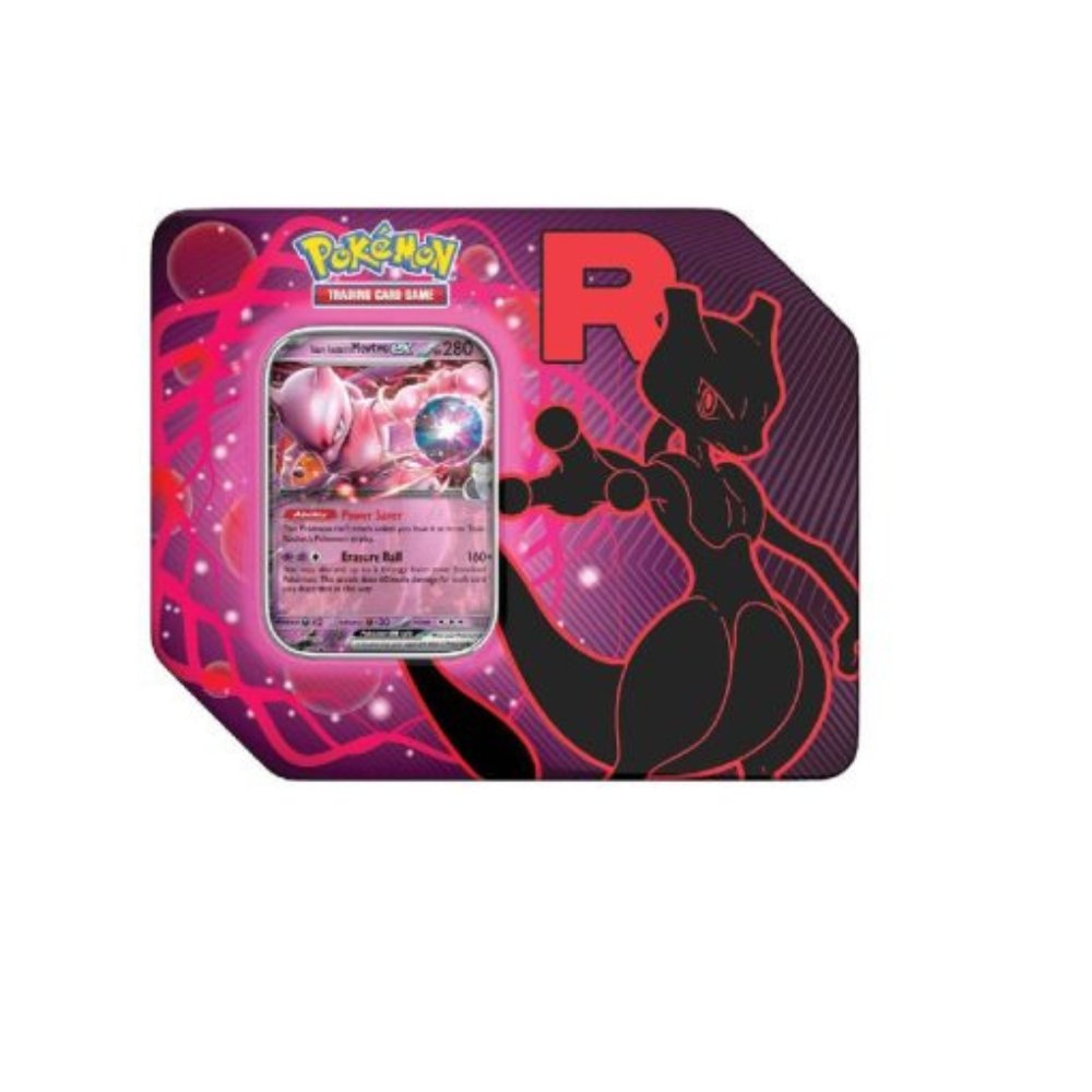 POKEMON TCG: TEAM ROCKET TIN MASTER CASE 6CT-ENGLISH - Imagen 2
