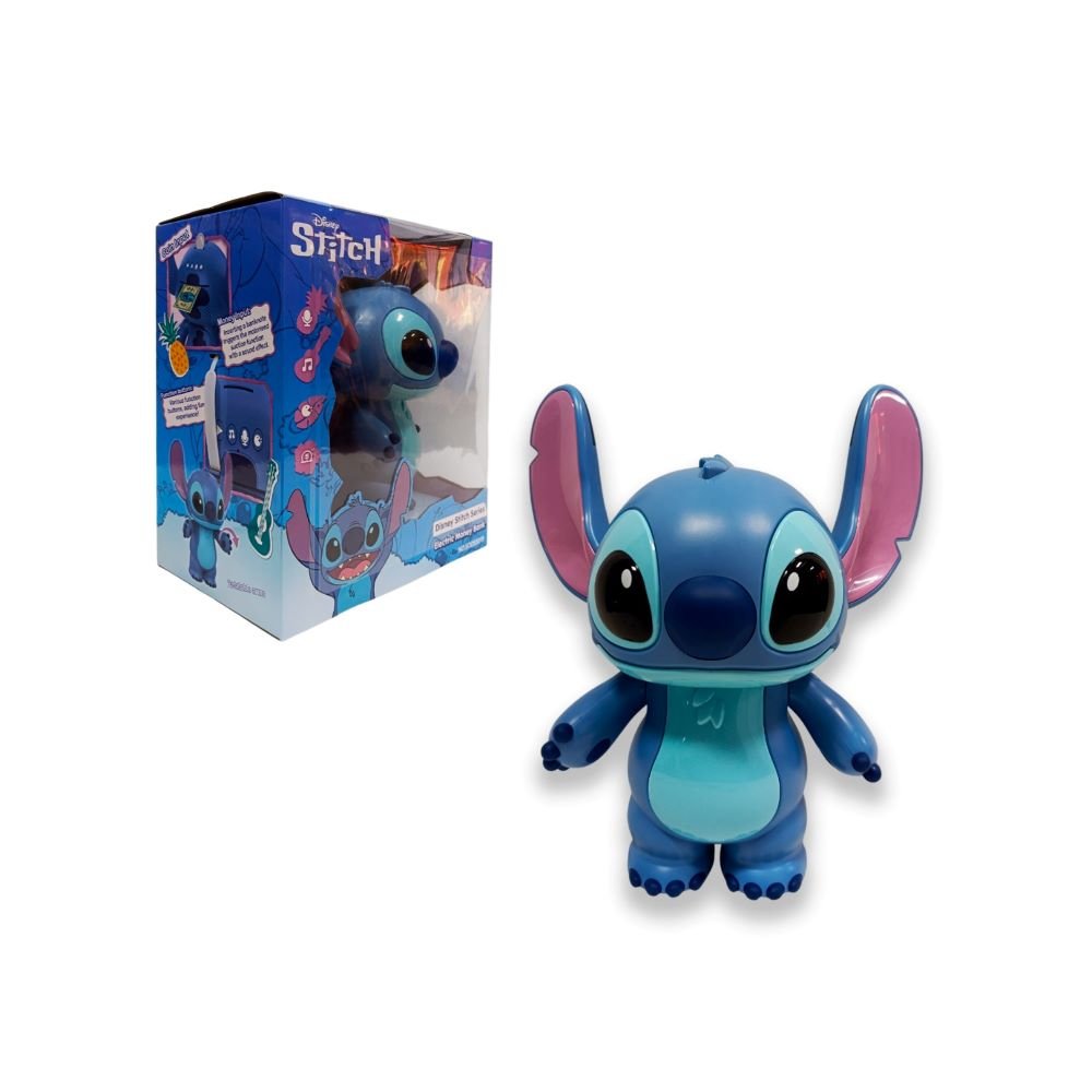 Alcancía Eléctrica de Figura de Stitch con Sonido y Grabador– Disney Oficial - Imagen 2