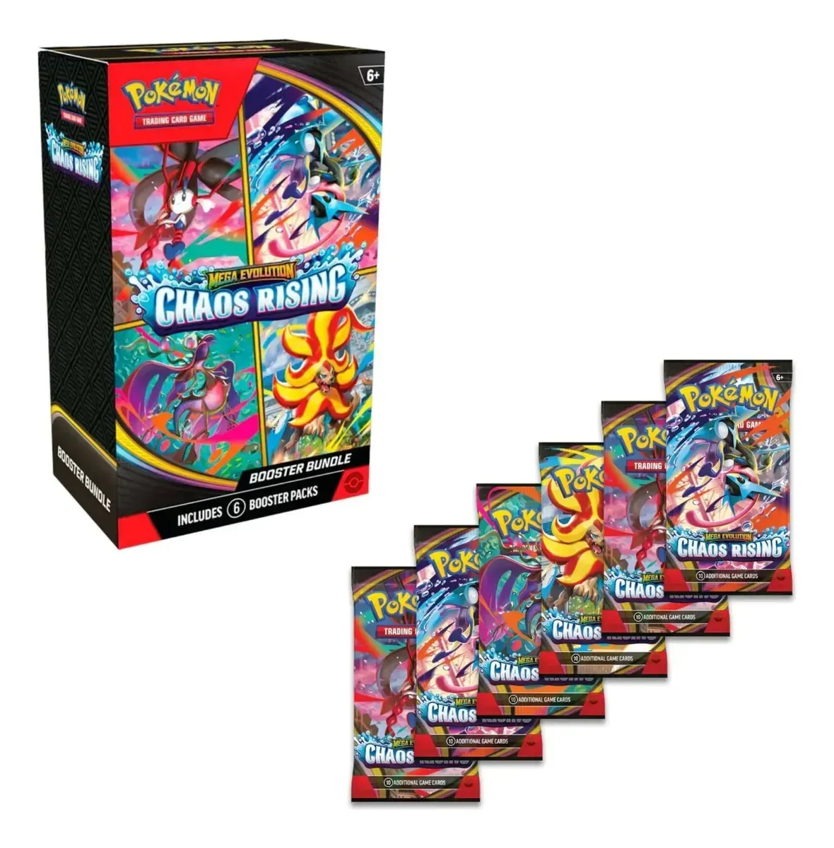 POKÉMON TCG: CHAOS RISING – BOOSTER BUNDLE – ENGLISH - Imagen 2